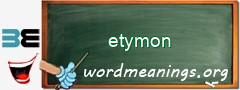 WordMeaning blackboard for etymon